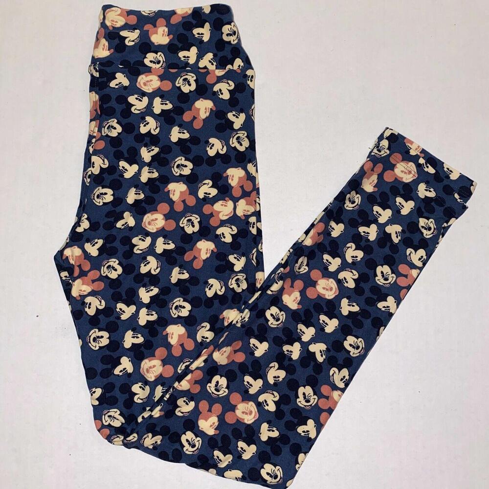 Disney Mickey Mouse Polka Dot Leggings by Lularoe One Size NEW